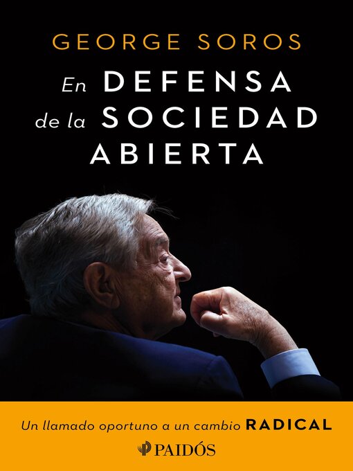 Title details for En defensa de la sociedad abierta by George Soros - Available